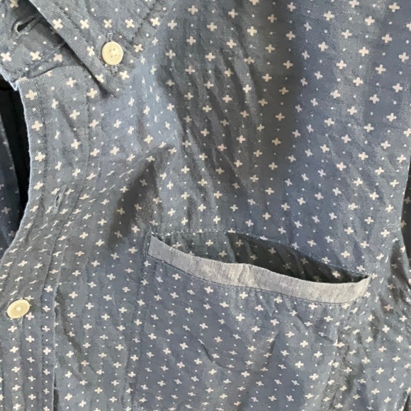 United by blue nice casual short sleeve button down - Picture 4 of 4
